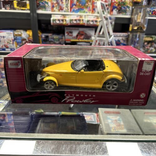 Anson Yellow Plymouth Prowler 1:18 Scale Die-Cast 海外 即決