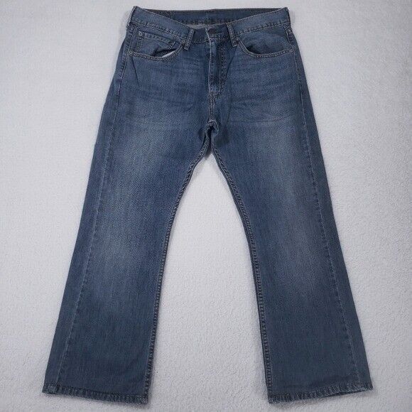 Levi’s 527 boot cut western style jeans custom mens size 34x26 海外 即決