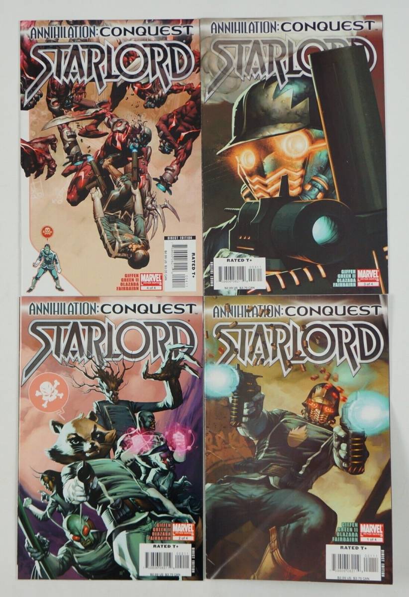 Annihilation: Conquest - Starlord #1-4 VF/NM complete series - 1st modern Groot 海外 即決