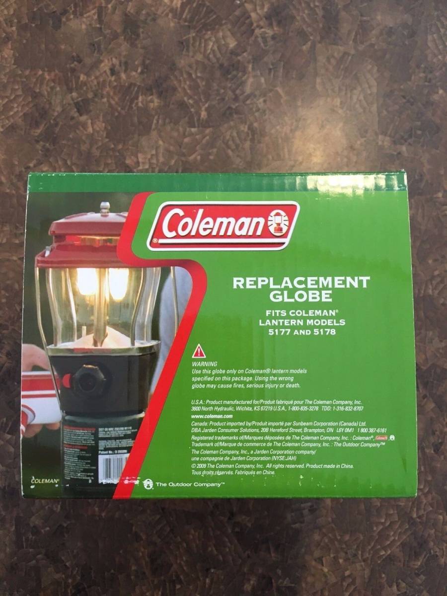 Coleman Replacement Globe R5177B043C for Lantern # 5177 and 5178 & others ~$AVE! 海外 即決