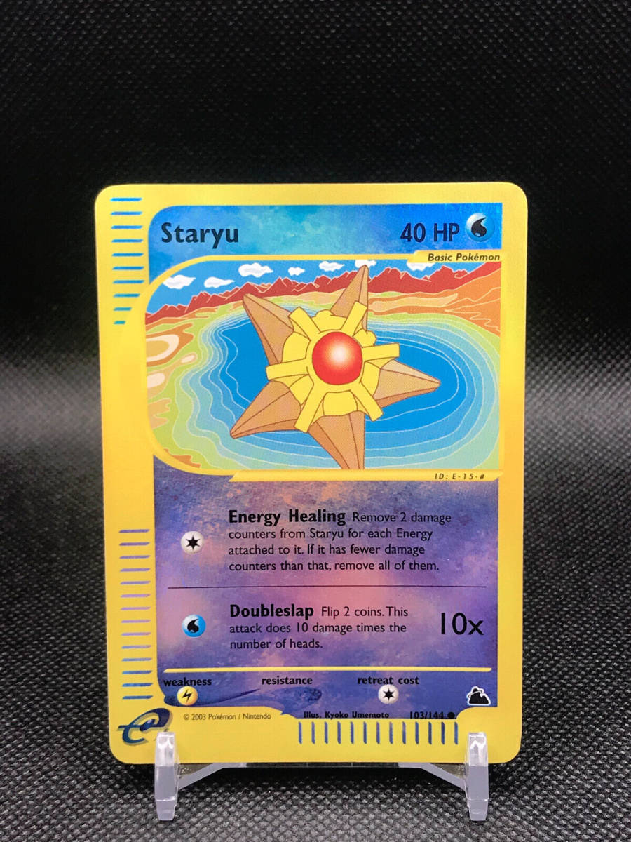 Pokemon Card - Staryu Skyridge 103/144 Reverse Holo 2003 海外 即決