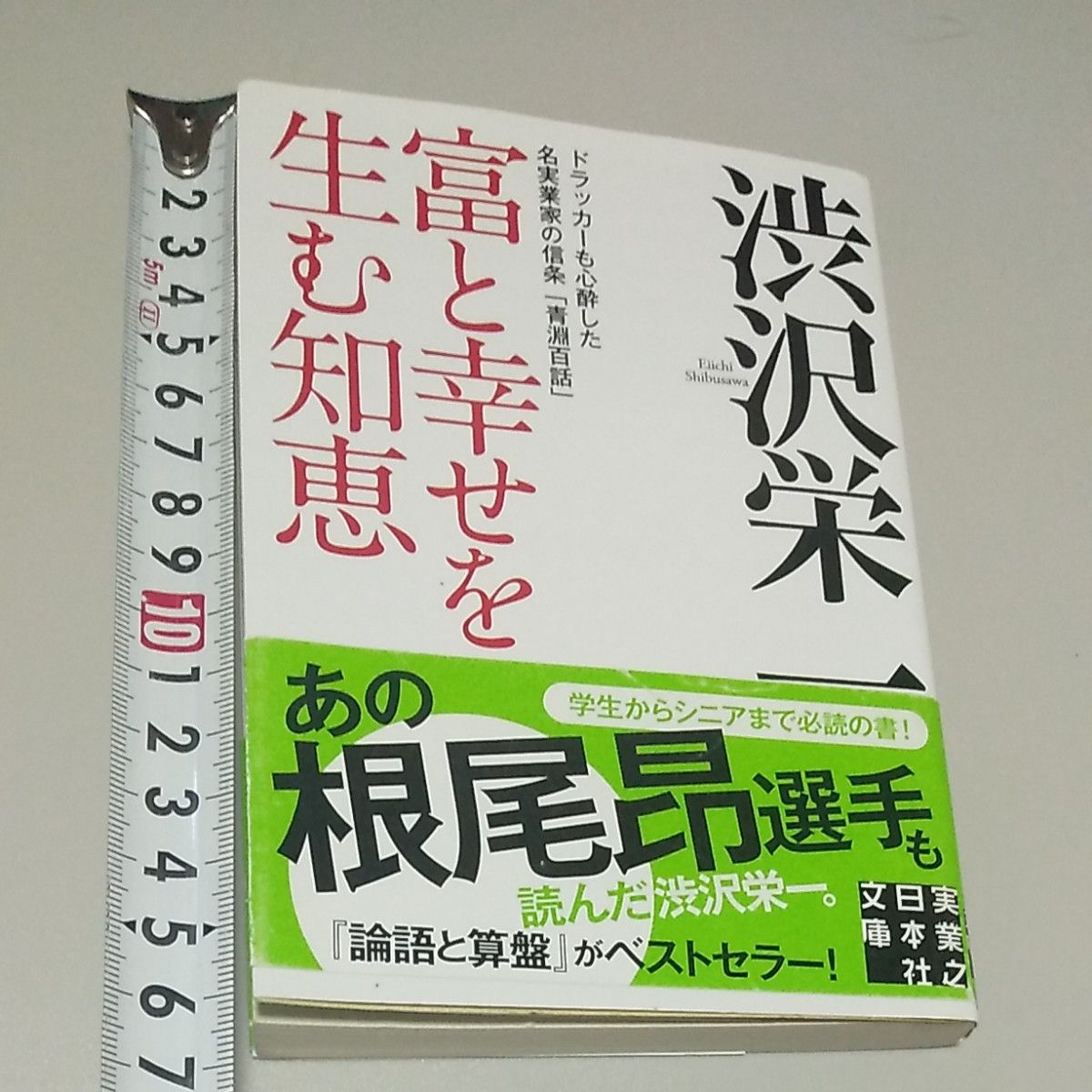 富と幸せを生む知恵　ドラッカーも心酔した名実業家の信条「青淵百話」 （実業之日本社文庫　し６－１） 渋沢栄一／著　