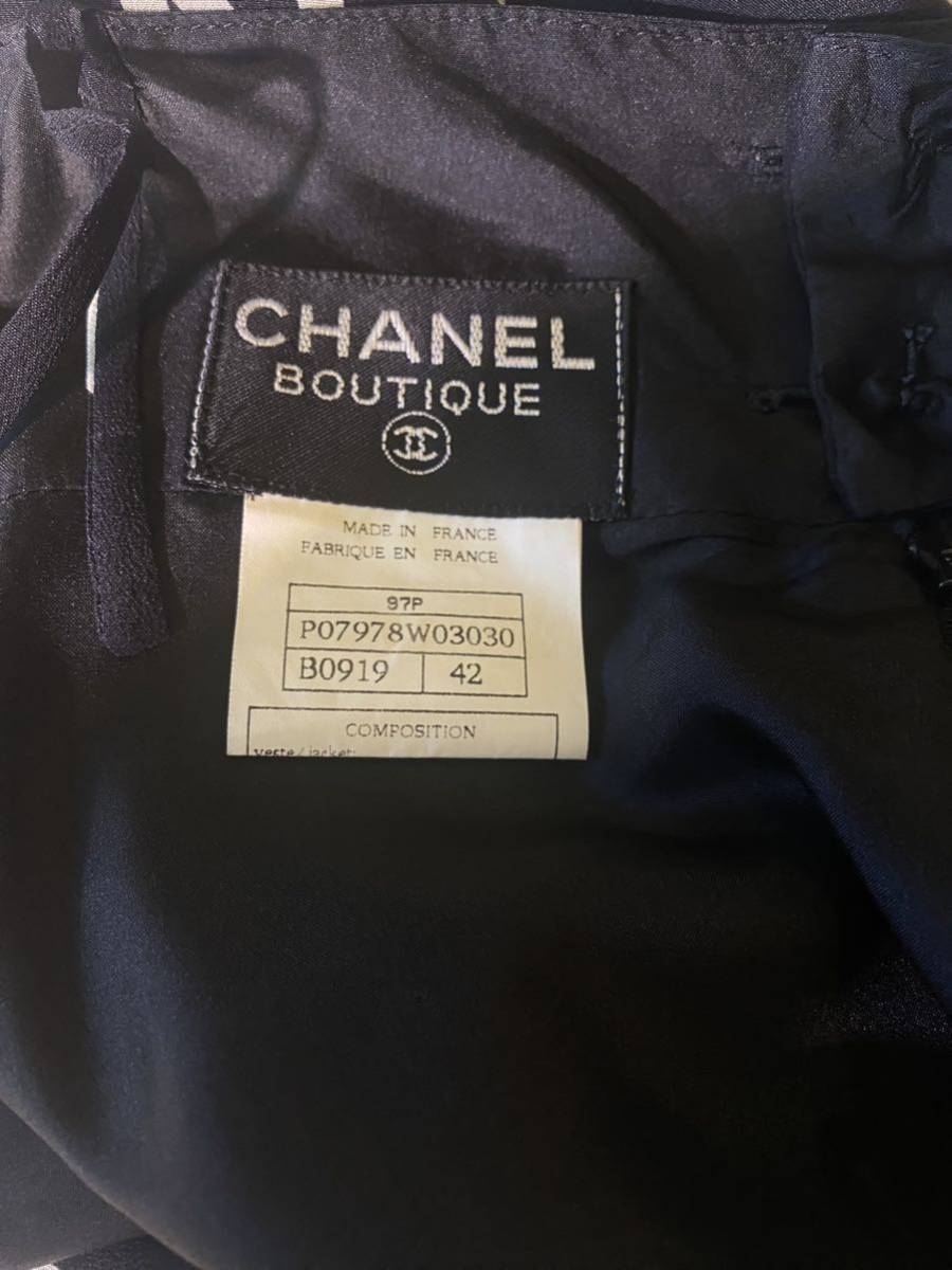 シャネル(Chanel) 97P ココマーク ロゴミニ キャミ ワンピース 42 