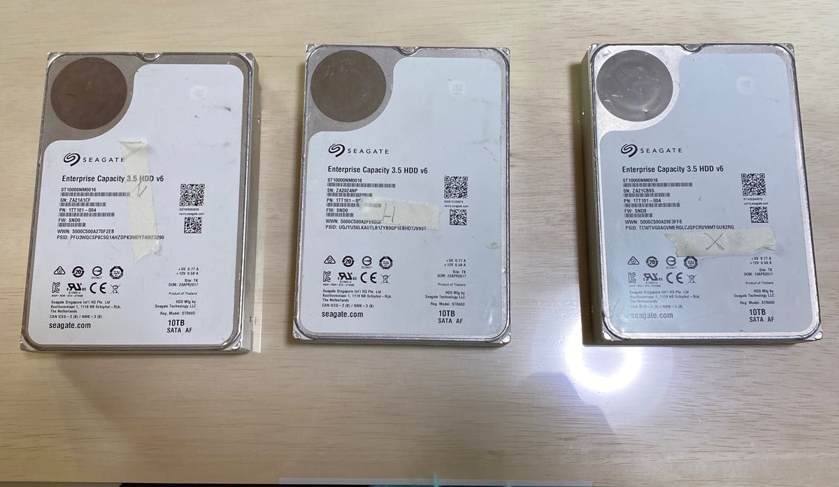 Seagate10TB HDD 3本 PCパーツ PCパーツ www.potentehouston.com