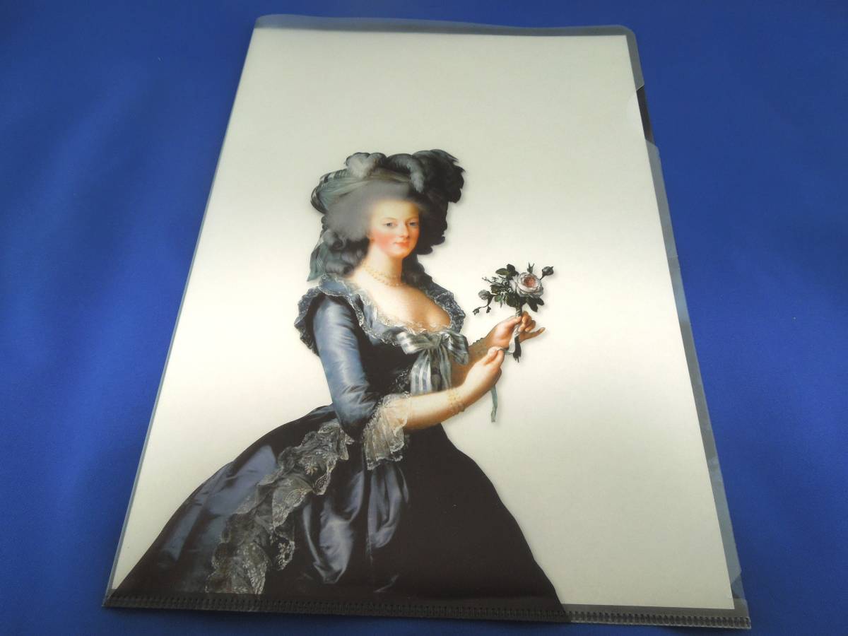 美術館グッズ〔海外〕　A4版クリアファイル　王妃マリー・アントワネットの肖像（ヴィジェ・ルブラン）_画像1