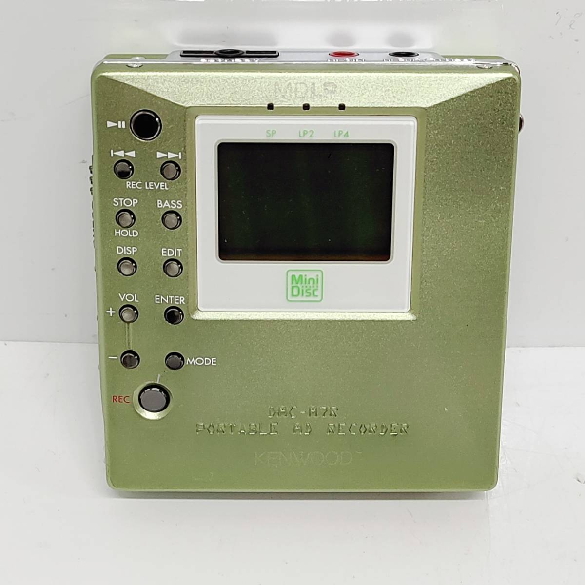 動作品 ケンウッド DMC-M7R ポータブルMDレコーダー KENWOOD PORTABLE MD RECORDER オーディオ 音響機器 屋外  持ち運び S1052