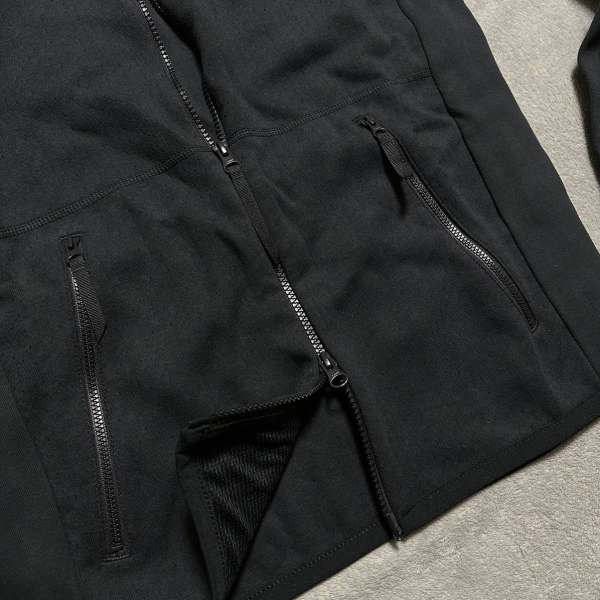 24,189円! Mサイズ 新品 adidas Z.N.E. スウェット上下セットアップ パーカー ジョガーパンツ フーディー ZNE テックフリース 黒 ブラック_画像3