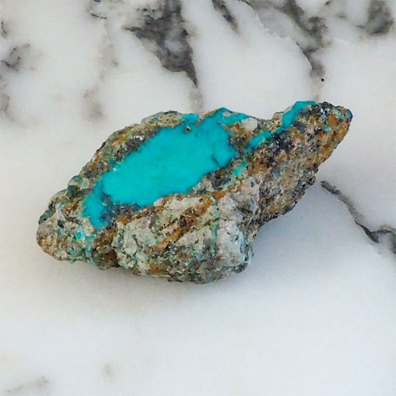 最安値挑戦！ カボション turquoise トルコ石 ◇アリゾナ 13.8g 原石