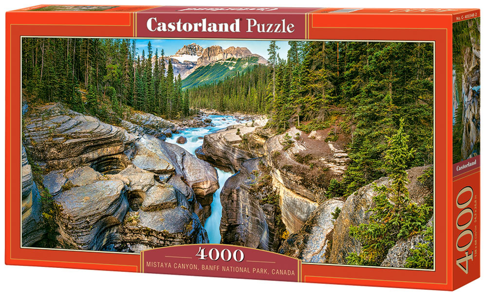 CA 400348 4000ピース ジグソーパズル ポーランド発売 MISTAYA CANYON, BANFF NATIONAL PARK, CANADA_画像1