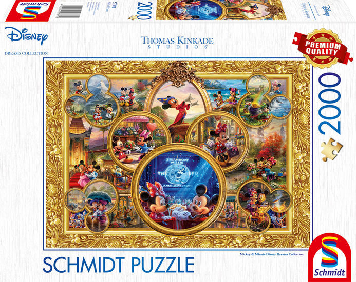 SD 57371 2000ピース ジグソーパズル ドイツ発売 ミッキー＆ミニー ディズニー ドリームズ コレクション_画像2