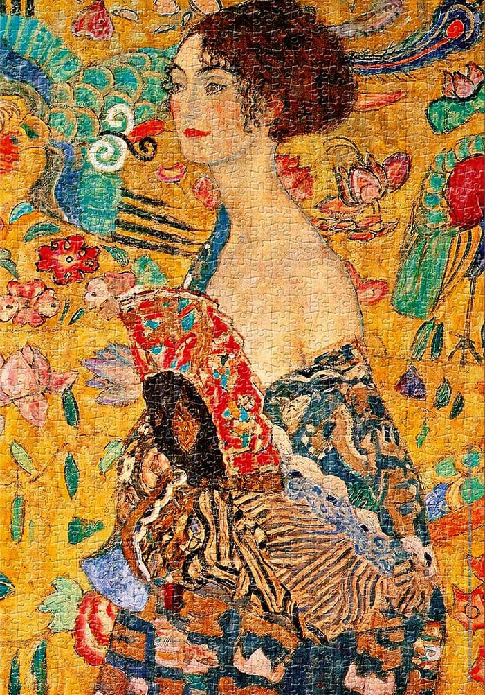 DT KL03 1000 ピース ジグソーパズル ルーマニア発売 クリムト Gustav Klimt Lady with a Fan