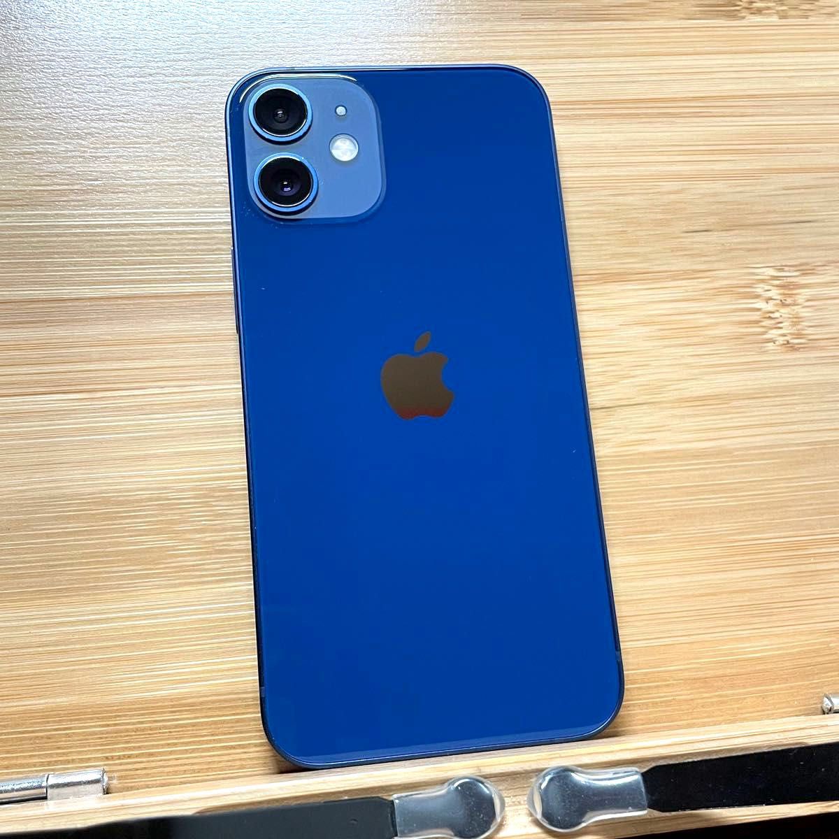 SIMロック解除済】Apple iPhone 12 mini Blue 64 GB au ブルー SIM