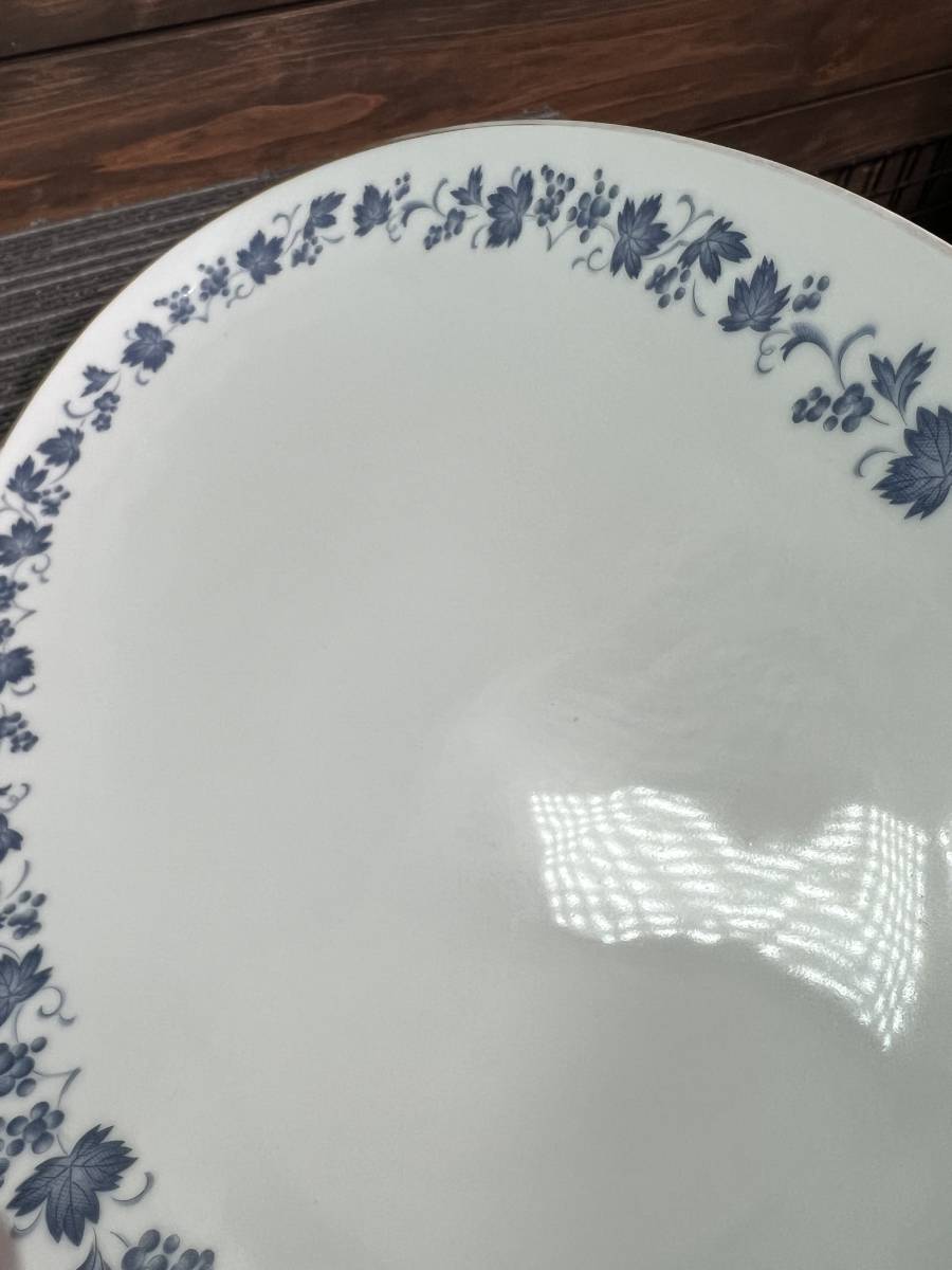 ☆Noritake　ノリタケ　ブドウ　オーバル型　大皿　パーティー皿　24×36.5cm　中古・箱なし　色落ちあります☆_画像3