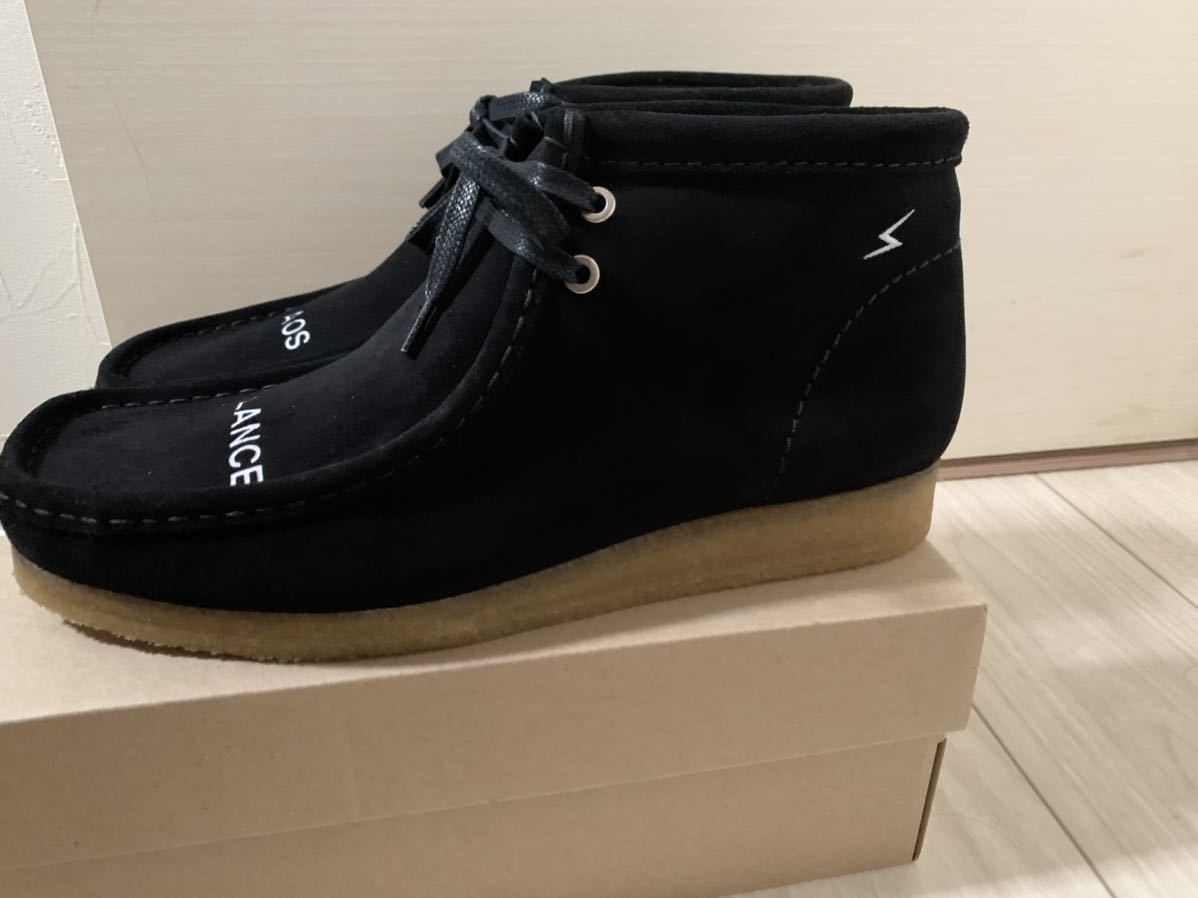 新品 アンダーカバー UNDERCOVER クラークス clarks 黒 28cm ワラビー