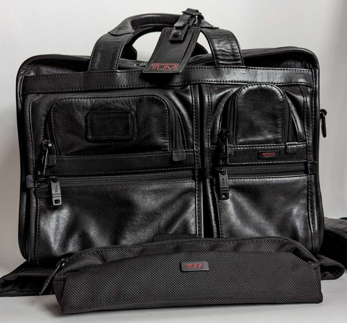 美品】 TUMI オールレザー 96141DH ブリーフケース 2way-