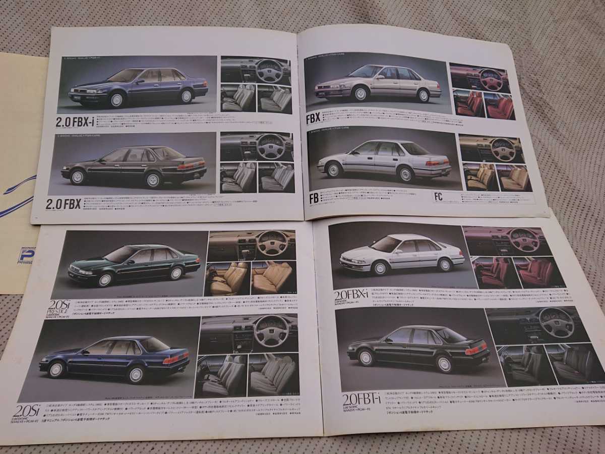  Honda Ascot каталог 2 шт. комплект с прайс-листом 1989 год 9 месяц выпуск .1990 год 9 месяц выпуск 