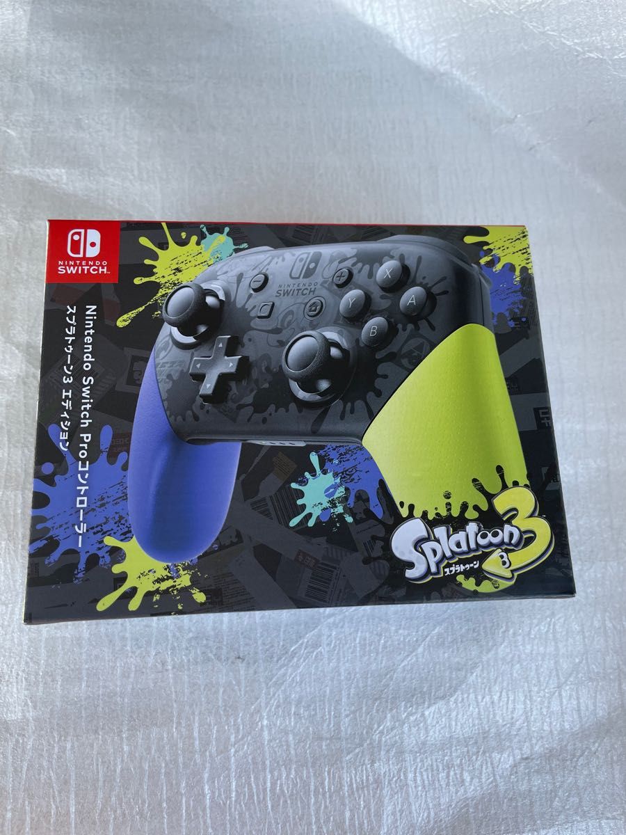新品未開封 Nintendo Switch 純正プロコン スプラトゥーン3 テレビ