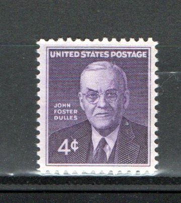人物切手　JOHN FOSTER DULLES アメリカ合衆国発行_画像1