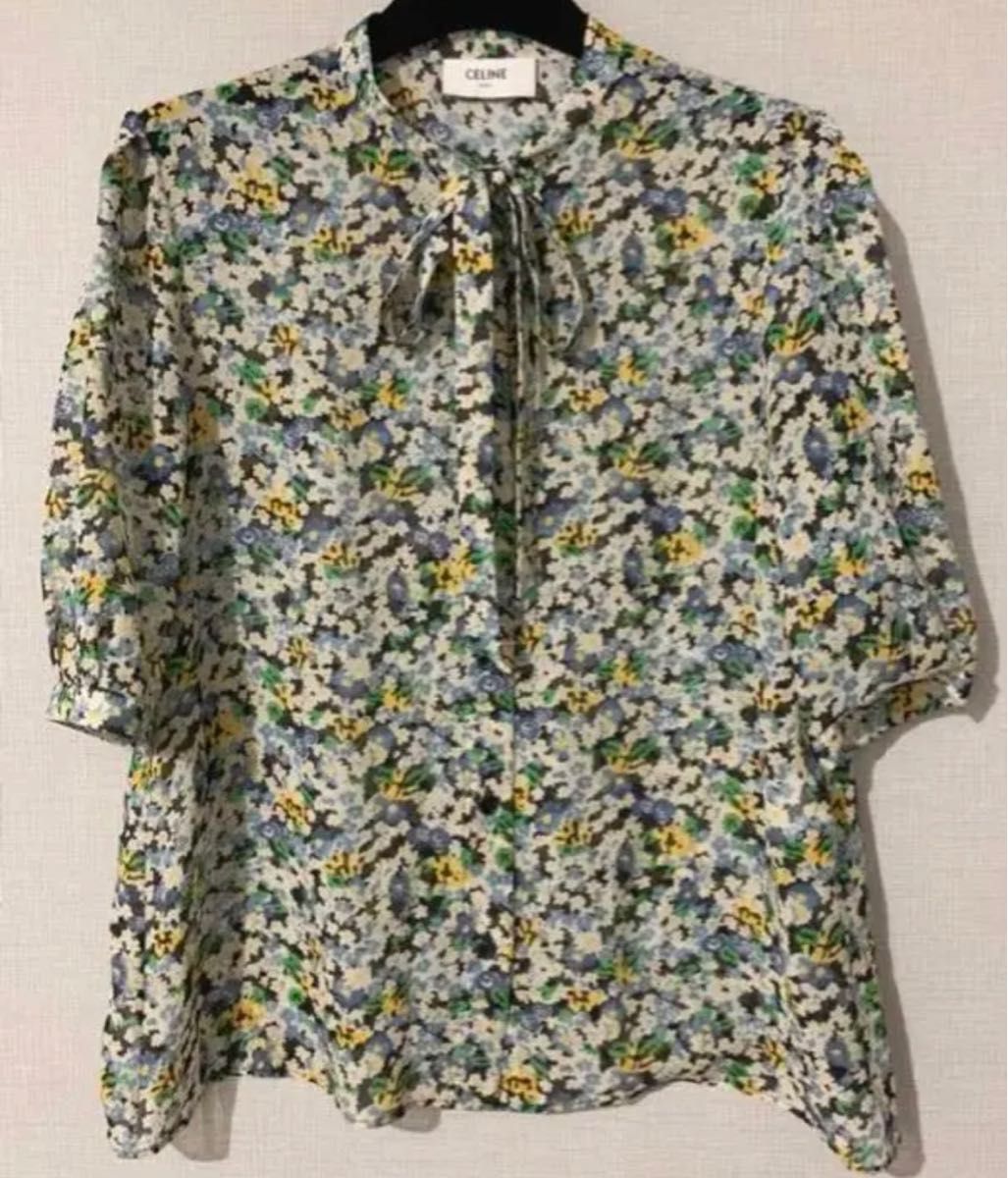 新品・未使用品】☆CELINE☆ 花柄 ボウタイブラウス | noonanwaste.com