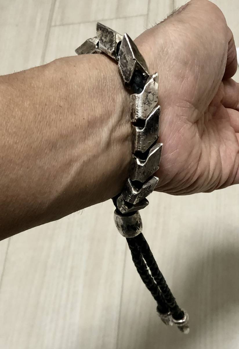 バックラッシュJUN UEZONO シルバー1000純銀製スネークブレスレット