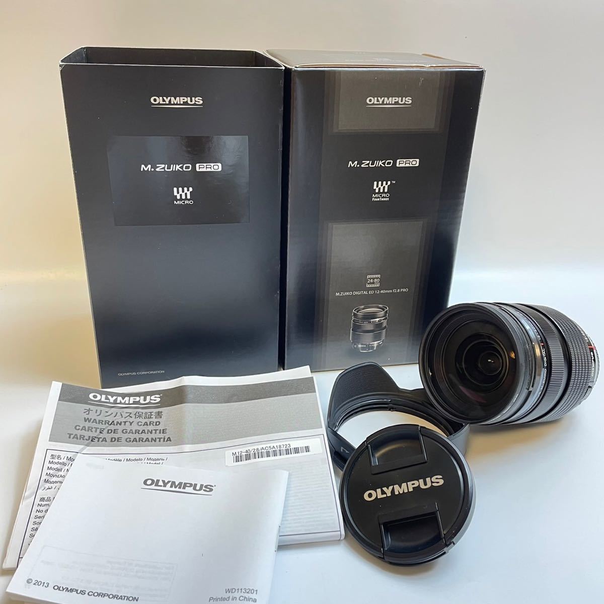 LL794】美品|オリンパス M.ZUIKO DIGITAL ED 12-40mm F2.8 PRO 保護