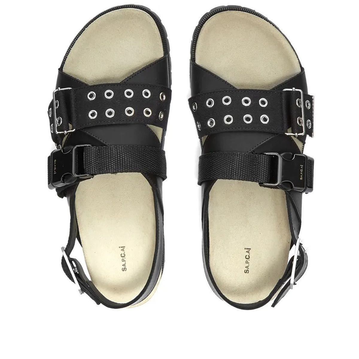 新品 41 A.P.C. × sacai ジュールサンダル アーペーセー サカイ Vibram