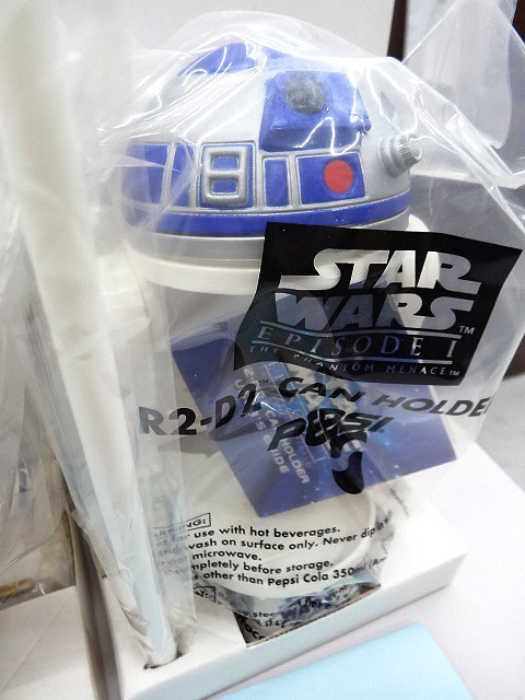 ☆未使用品☆R2-D2缶ホルダー 当選品 PEPSI STAR WARS 2個セットの画像2