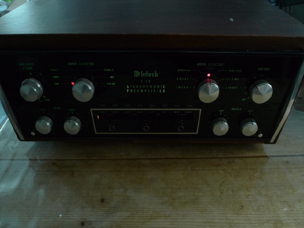 現状品 Mcintosh C-28/C28 コントロールアンプ 管理582