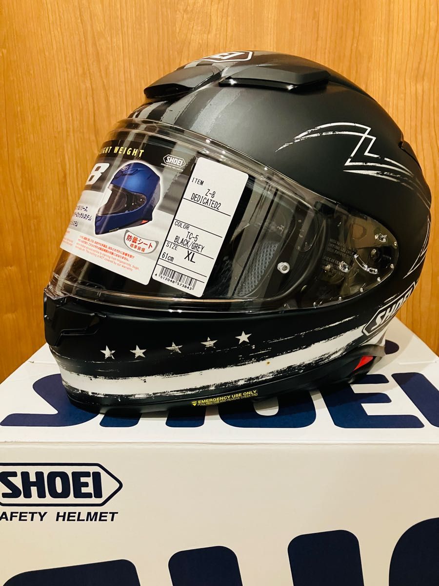 SHOEI Z-8 DEDICATED2 2022年4月製造 新品クリアシールド 廃盤品