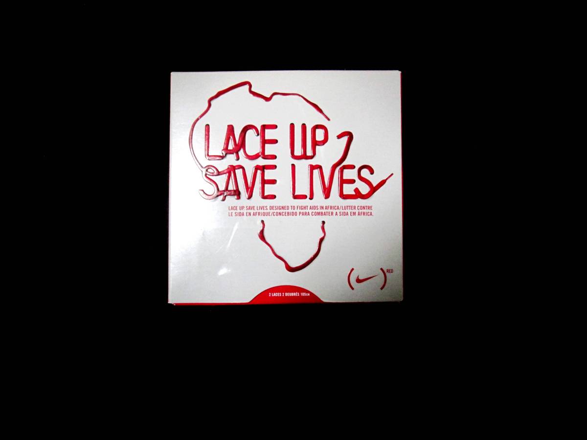 貴重　新品　ナイキ　nike LACE UP SAVE LIVES 　１０５ｃｍ　２００９年世界エイズデー　ドログバ_画像4