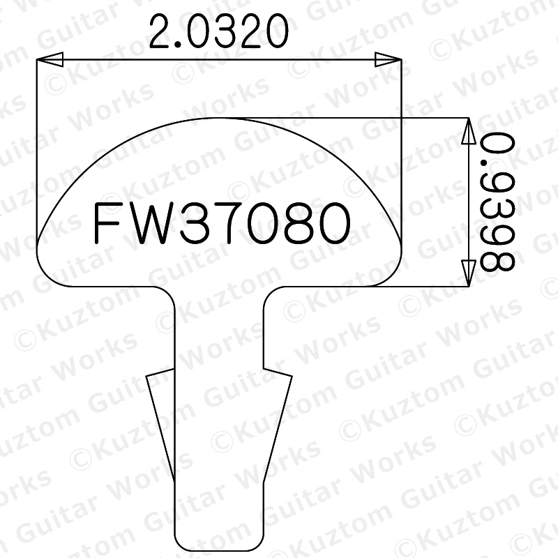 Jescar 37080 (8 23cm x) - « Kuztom Guitar Works»