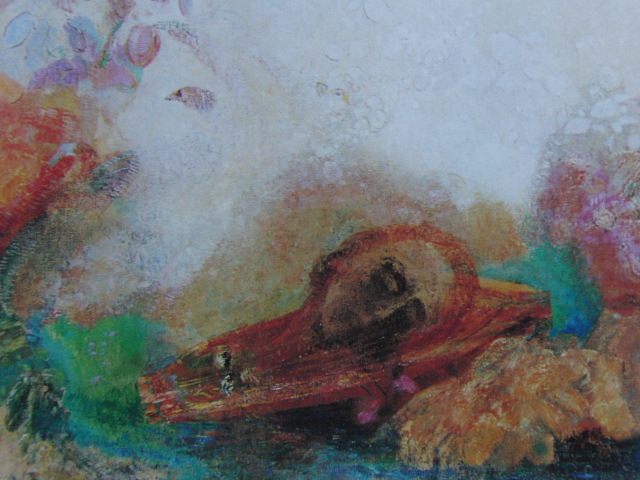 オディロン ルドン、【オルフェの死】大判・希少画集画より、状態良好、新品高級額装付、送料無料、油彩 油絵 人物画、絵画