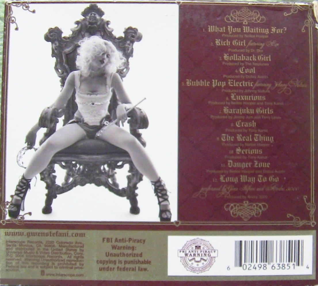 【CD】Gwen Stefani / Love.Angel.Music.Baby ☆ グウェン・ステファニー / ラヴ.エンジェル.ミュージック.ベイビー　No Doubt_画像3