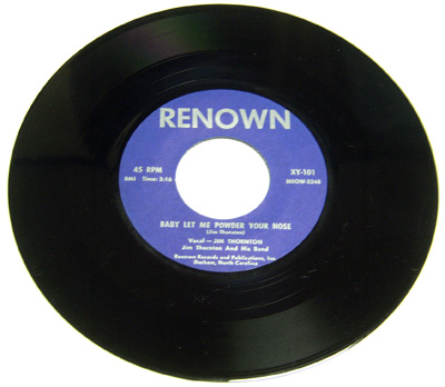 45rpm/ I WANT EVERYTHING MY BABY'S GOT - JIM THORNTON - BABY LET ME POWDER YOUR NOSE/ 50's,ロカビリー,FIFTIES,RENOWN,REPRO_画像1