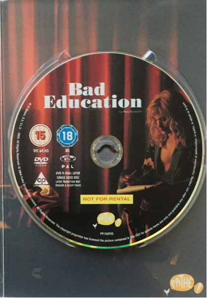 スペイン映画「Bad Education」海外輸入盤 DVD ガエル・ガルシア・ベルナル / フェレ・マルティネス / ペドロ・アルモドバル 監督作品_画像2