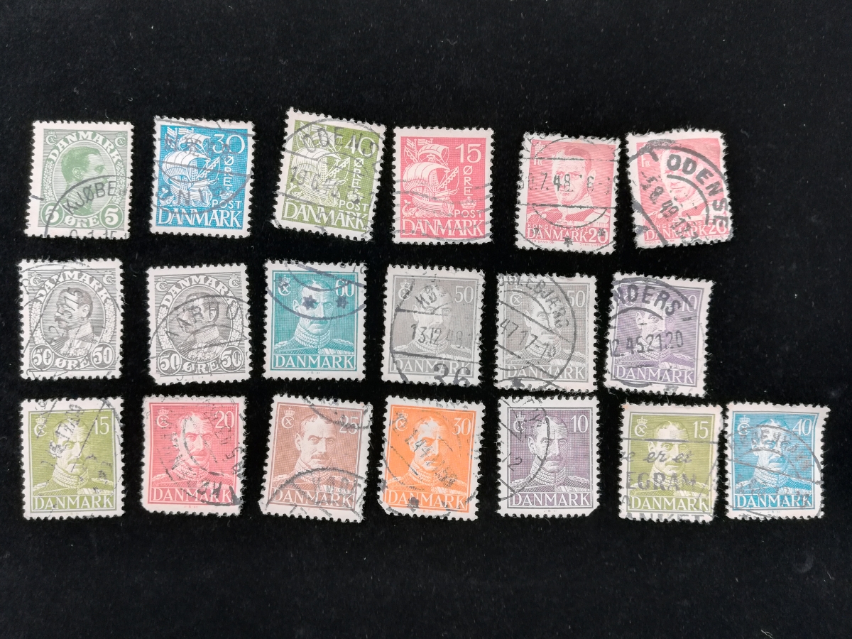  Denmark. stamp . summarize used . control 58 S