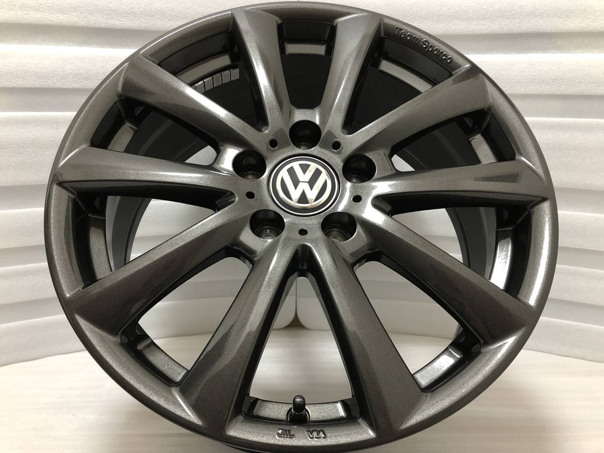 ★激シブ！キレイ★VW/AUDI専用ホイール ゴルフ8 ゴルフ7.5/7 17in7.0J+49 PCD112 ザ・ビートル パサート ヴァリアント トゥーラン T-Roc_ゴルフ8、ゴルフ7.5、ゴルフ7にどうぞ！