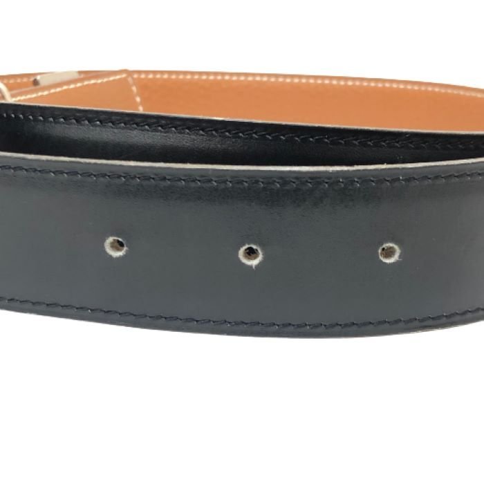 エルメス HERMES コンスタンス Hベルト 75 リバーシブル シルバー金具