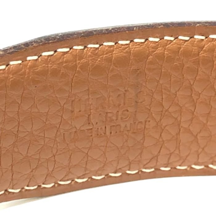 エルメス HERMES コンスタンス Hベルト 75 リバーシブル シルバー金具