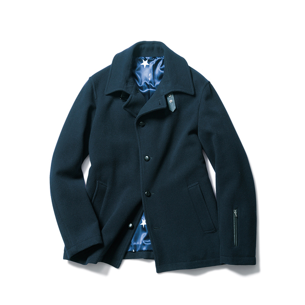 SOPHNET.MOSSER MELTON SHORT COAT \88000 Navy/ soph uniform experiment ソフネット紺M_画像1