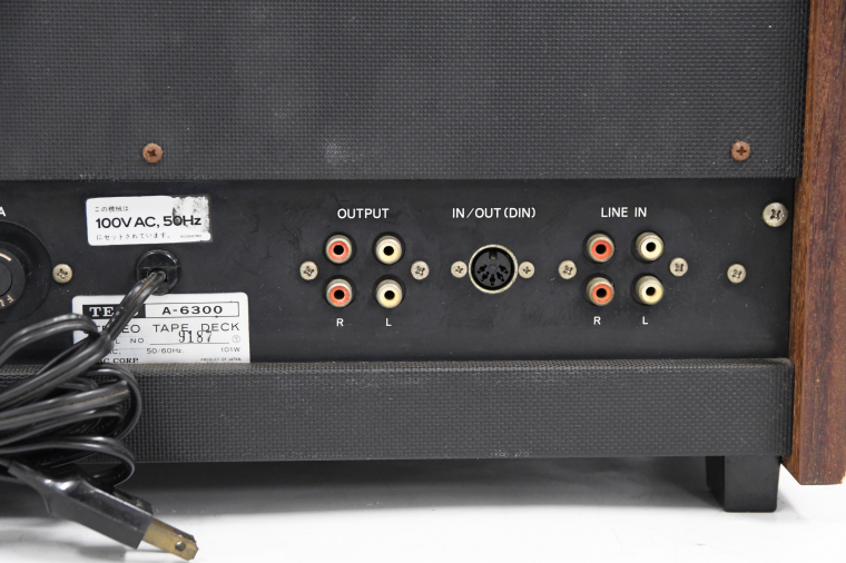 TEAC ティアック A-6300 4トラック2ch オートリーバース再生 オープン