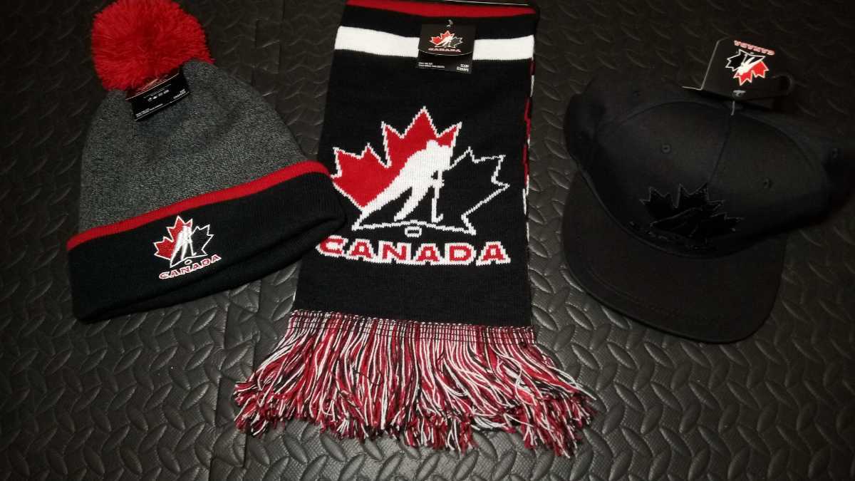 ★新品★ アイスホッケー チームカナダ ニット帽 Team Hockey Canada公式 刺繍ロゴ入り オフィシャルライセンス商品_マフラー、野球帽も他で出品中！