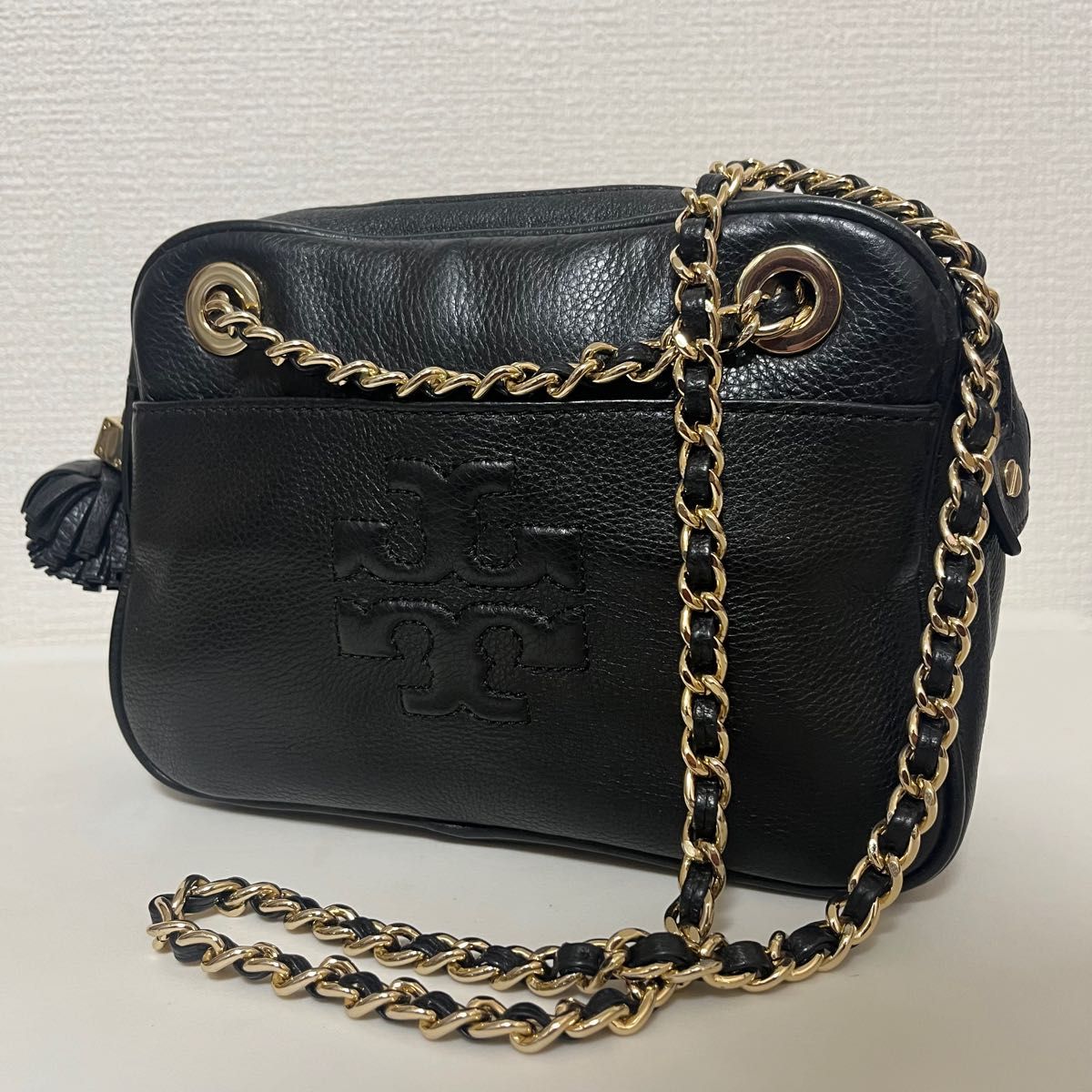 美品】Tory Burch トリーバーチ ショルダーバッグ レザー チェーン