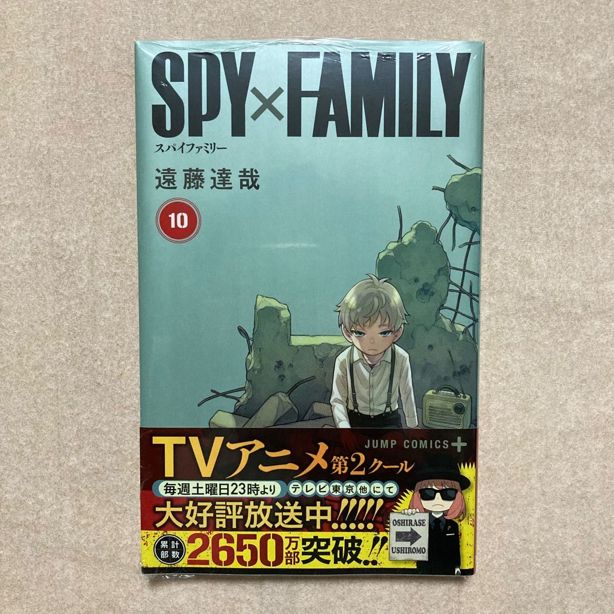 新品 未開封 SPYFAMILY スパイファミリー 10巻 初版 遠藤 達哉 特典 COMIC ZIN イラストカード 漫画