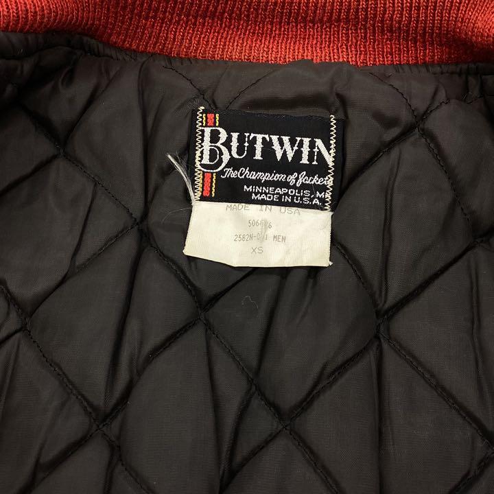 BUTWIN バトウィン 80's ウールスタジャン USA製 W12205_画像4
