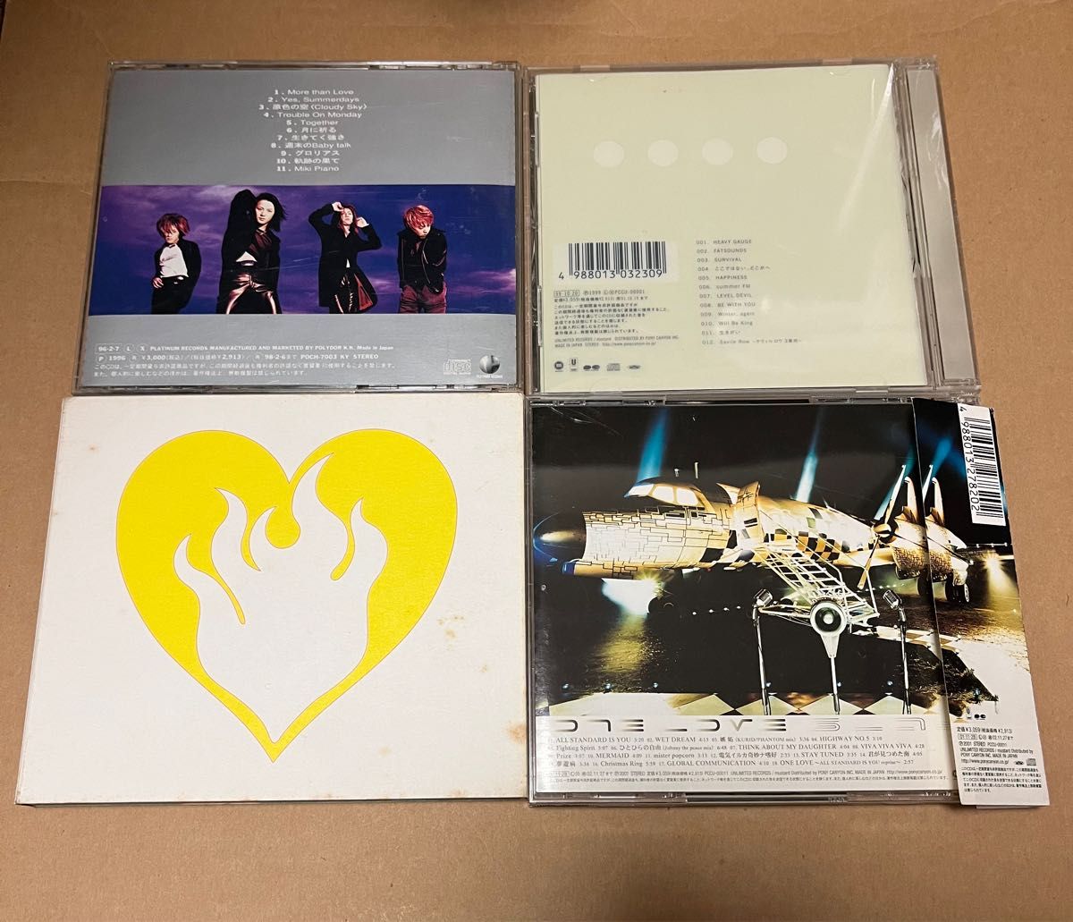 GLAY CDアルバム 4枚セット BEAT out HEAVY GAUGE pure soul ONE LOVE グレイ｜PayPayフリマ