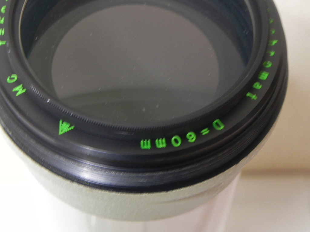 ☆高橋製作所 ・FC-60☆ 天体望遠鏡 ・フローライト D=60mm F=500mm