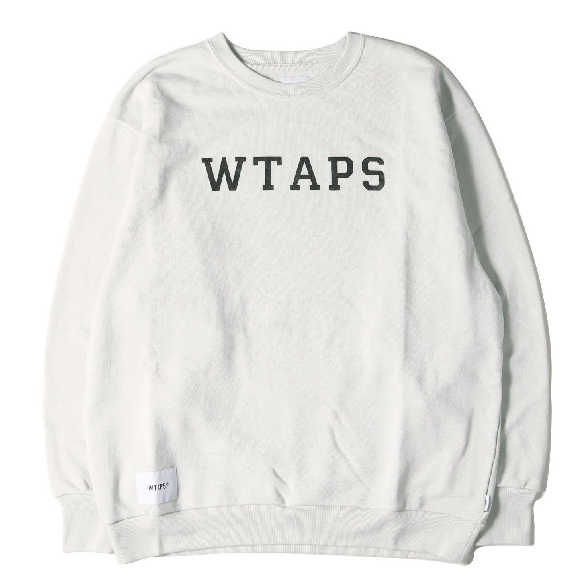 新品 WTAPS ダブルタップス スウェット ブランドロゴ クルーネック