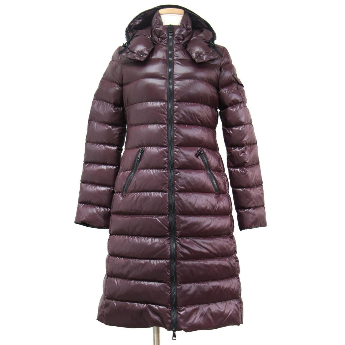 女性に人気! MONCLER モンクレール アウター 1(S) ボルドー MOKA