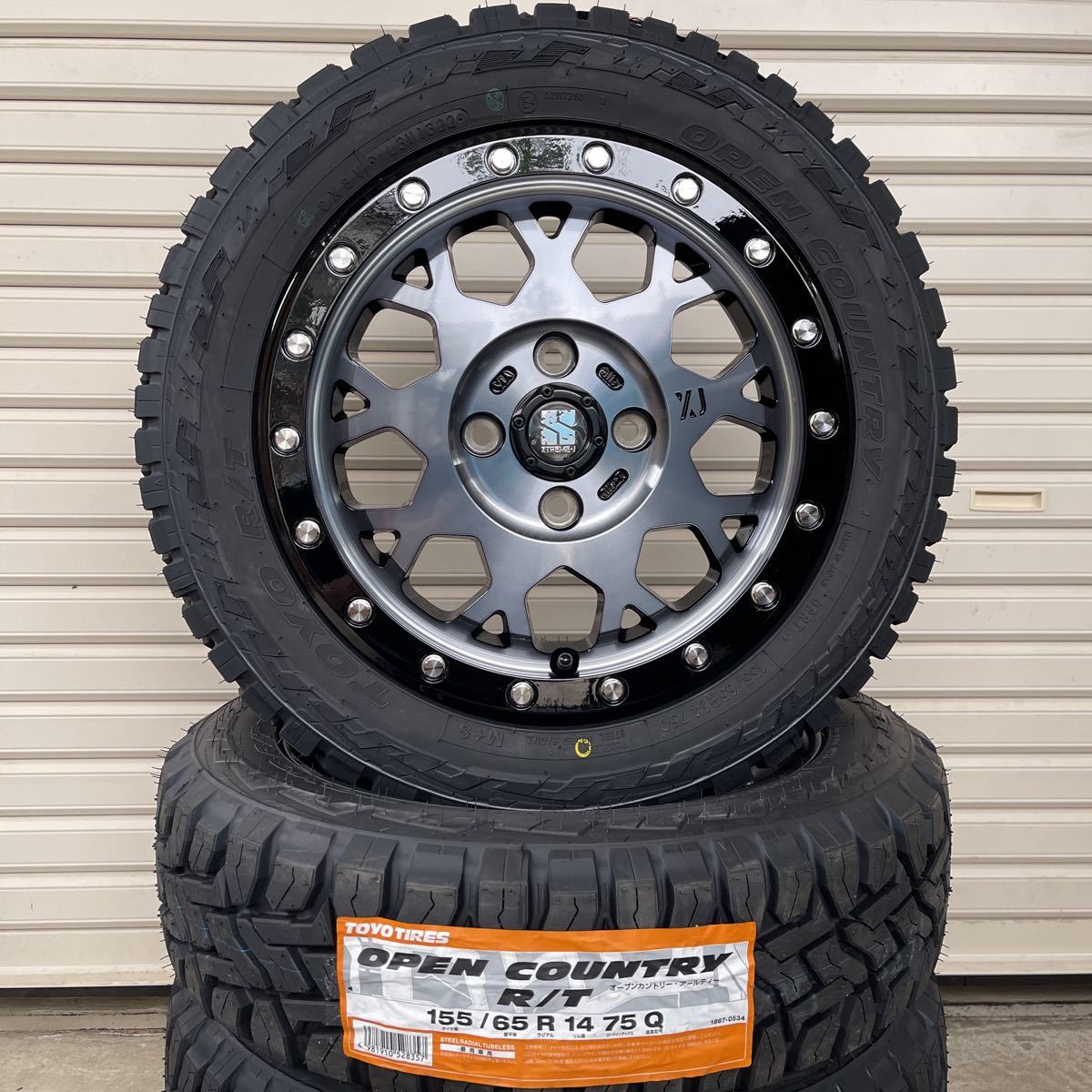 XTREME-J XJ04》 新品TOYOオープンカントリーRT 155/65R14 XTREME-J XJ04》 新品TOYOオープンカントリーRT 155/65R14